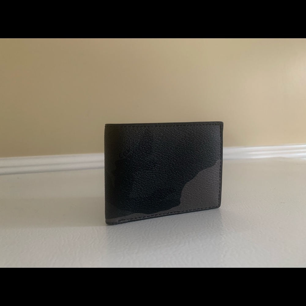 Men’s Coach Camo Pattern Wallet